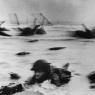 One of Robert Capa's Magnificent Eleven: 'Landing of the American troops on Omaha Beach, Normandy, June 6th 1944'