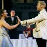 Julie Heatherill and Martin McCormick as a very modern Cinders and Prince