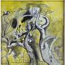 Sutherland's 'Two Trees', 1947, shows the spiky embrace of two twisting and extruded trees