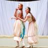 As You Like It in Georgian: Ketevan Shatirishvili as Rosalind and Nato Kakhidze as Celia gabble on at more than 90 words a minute