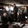 The rogue Parisian police quartet in series two of Braquo: left to right Walter Morlighem (Joseph Malerba), Théo Vachewski (Nicolas Duvauchelle), Eddy Caplan (Jean-Hugues Anglade), Roxane Delgado (Karole Rocher)