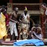 South Sudanese Theatre Company performs an Arabic-language play about Italians and Celts