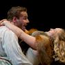 Felix Scott as Mr Horner and Amy Morgan as Mrs Margery Pinchwife in 'The Country Wife'