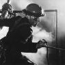 All in a night's work: The intrepid Jacko (Johnny Houghton) in 'Fires Were Started'