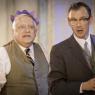 Lacking the Christmas spirit: Beale and Simm directed by Julian Lloyd in 'The Hothouse'