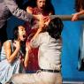 Bausch's cast enjoy a watery moment towards the end of Água—but are the audience still with them? (Photo: Oliver Look)