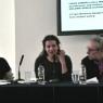 From left: Fisun Güner, Melanie Gerlis and Mark Hudson at the London Art fair 2013