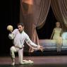 Never a skull moment: Sergei Polunin's Rudolf terrorises his wife Stephanie (Anastasia Limenko)