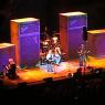 Neil Young (right) with Crazy Horse - Frank Sampedro, Ralph Molina and Billy Talbot