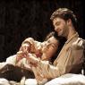 Eve Best (Duchess of Malfi) and Tom Bateman (Antonio) as the secret lovers