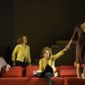 Five in a bed: Oliver Cotton, Samantha Bond, Zoë Wanamaker, Annabel Scholey and Owen Teale