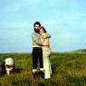 Paul and Linda McCartney, together in the heart of the country. Watch out Martha, you might be next for a shearing