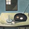 William Scott, Still Life with Candlestick, 1949-50