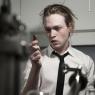 Syd March (Caleb Landry Jones) gets high on his own celebrity supply