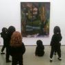 'They Teach us Nothing': The Chapman children gather round an artwork