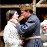 'I wasn't this tongue-tied at Agincourt': Jamie Parker's Henry V struggles to woo Olivia Ross's French princess