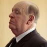 Is that a shower I see before me? Anthony Hopkins plays Alfred Hitchcock