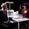 Last supper: Joe Dempsie and Lara Rossi in ‘Even Stillness Breathes Softly Against a Brick Wall’