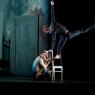 Scarlett passions: The young choreographer's recent Jack the Ripper ballet Sweet Violets, with Johan Kobborg and Steven McRae