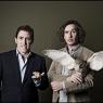 'Does anyone have any objections to holding a dead animal?' Rob Brydon and Steve Coogan in the National Portrait Gallery’s Portrait of the Month