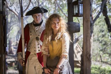 Fierce: MyAnna Buring in 'Banished'