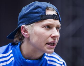 Imogen (Maddy Hill) disguised as 'Fidele'