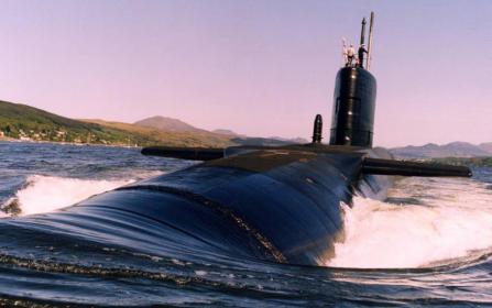 Ballistic missile submarine HMS 'Resolution', in service from 1967 to 1994