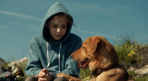 In happier times: 'White God's' LIli (Zsófia Psotta) with the determined Hagen