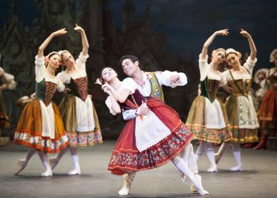 Shiori Kase and Yonah Acosta make their débuts as Swanilda and Franz in ENB's timeless production of Coppélia.