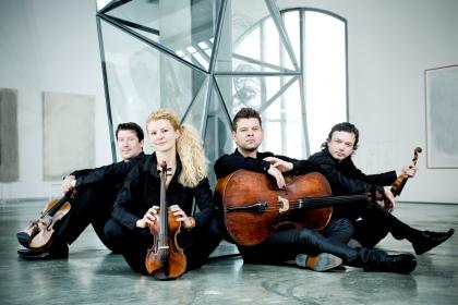 The Pavel Haas Quartet: from left, Pavel Nikl, Veronika Jarůšková, Peter Jarůšek, Marek Zwiebel