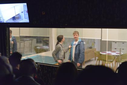 Spy, then shoot: Jodie McNee and Mike Noble in ‘Game’