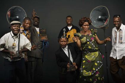 Konono Nº1 have a 'distinctive junkyard sound'