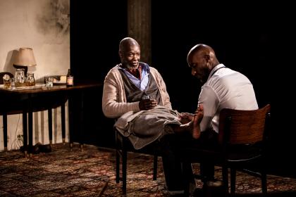 Prodigal son?: Leo Wringer and Clint Dyer in ‘Perseverance Drive’