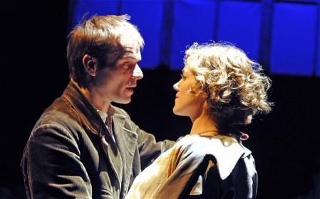 Irradiated: Alec Newman and Charity Wakefield in 'These Shining Lives'