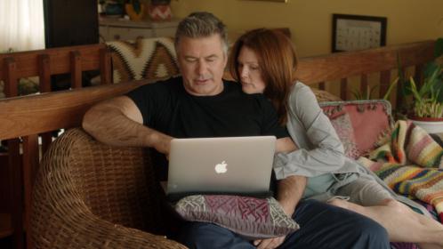 'See anything about my Oscar?': Alec Baldwin and Julianne Moore in 'Still Alice'