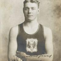 Sidney Battersby lost the 1500m but swam on and broke the mile record