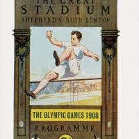 Programmes with this design were issued for each day of stadium events