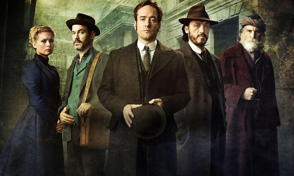 Friends reunited: from left, Long Susan (MyAnna Buring), Homer Jackson (Adam Rothenberg), Edmund Reid (Matthew Macfadyen), Bennet Drake (Jerome Flynn), Croker (David Threlfall)