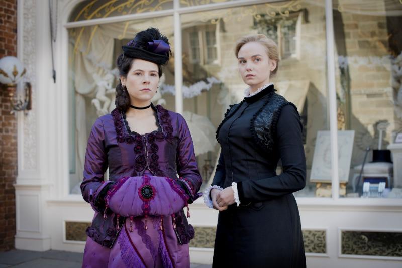 The heiress and the shopgirl: Elaine Cassidy and Joanna Vanderham