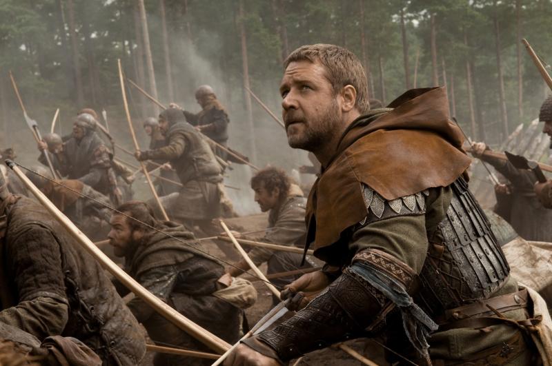 Solid oak: Russell Crowe as Robin Hood