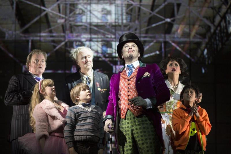 Sticky moments: Douglas Hodge heads the cast as the mysterious master chocolatier Willy Wonka