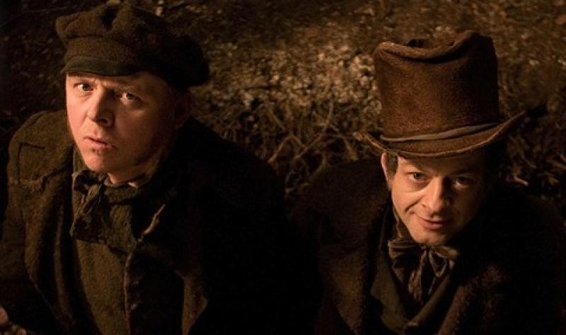 Andy Serkis 'gives his most superficial performance'; Simon Pegg 'is muted as the murderous romantic hero'