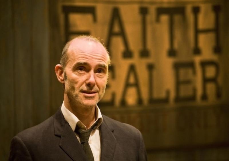 Finbar Lynch as 'the fantastic' Frank Hardy, Brian Friel's faith healer Finbar Lynch as 'the fantastic' Frank Hardy, Brian Friel's faith healer