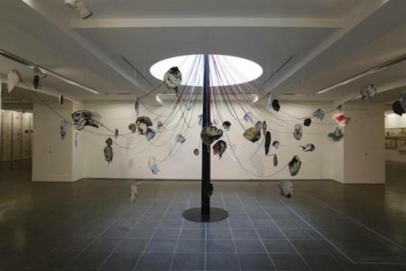An explosion of shrapnel: Nancy Spero's 'Maypole - Take No Prisoners II' 2008 Installation