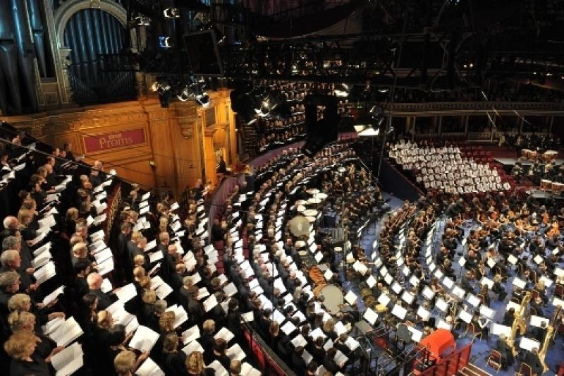 Record numbers: the ranks of choirs overflowed into the stalls - part of Havergal Brian's sound and fury