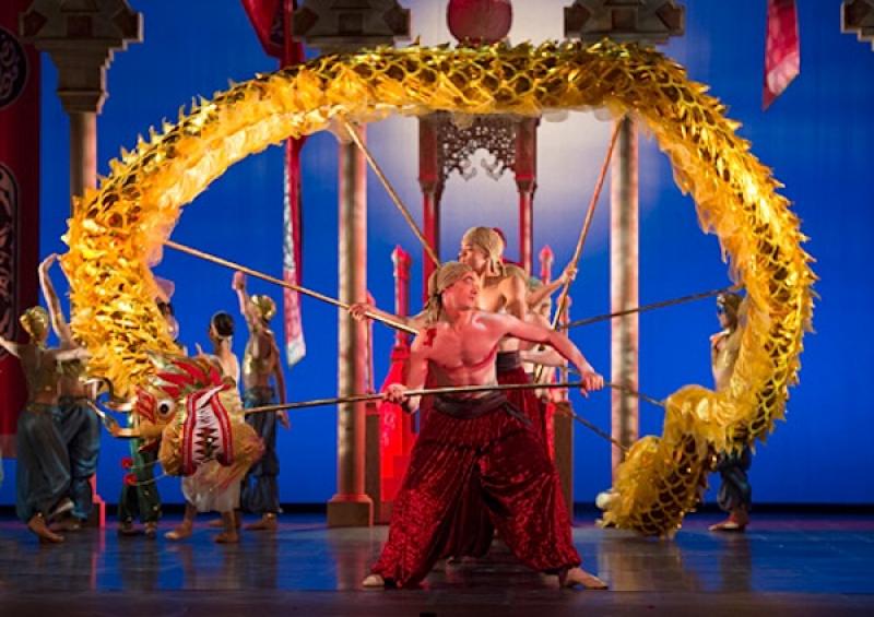 Diverting: The Chinese Dragon is one of the highlights of Bintley's Aladdin