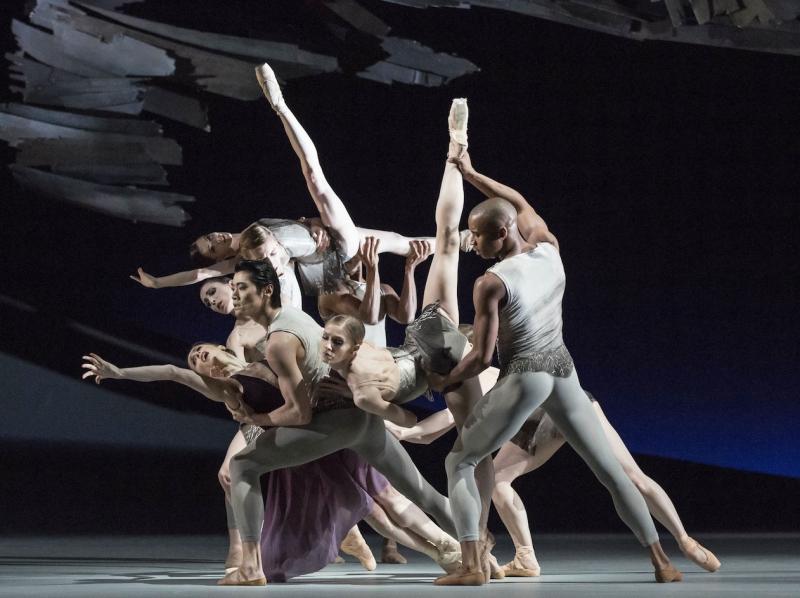 Wheeldon's new Aeternum: the ensemble sculpture has an intriguing knotted inventiveness