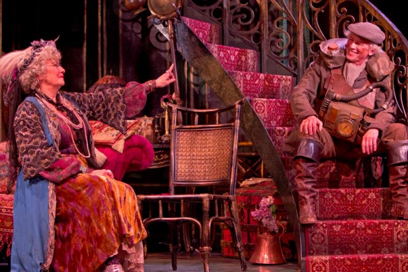 Notes from underground: Betty Buckley's Countess Aurelia at home to Paul Nicholas's Sewerman