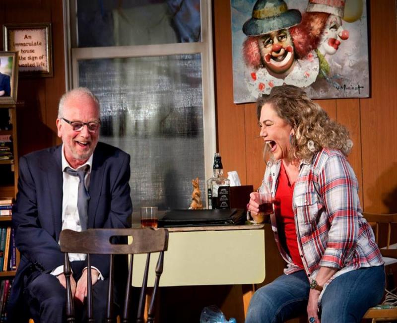 Having a laugh? Art expert Ian McDiarmid meets junk-shop buyer Kathleen Turner
