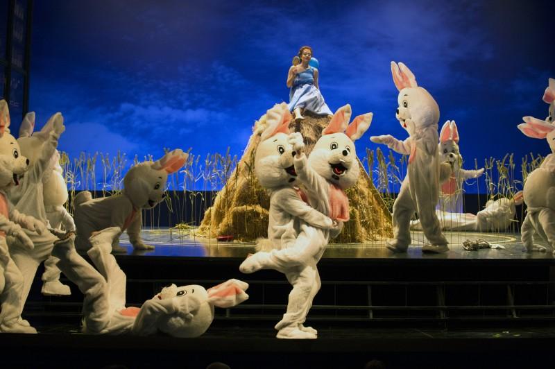 Fecundity and fertility come to riotous life in Jonathan Kent's chorus of rabbits